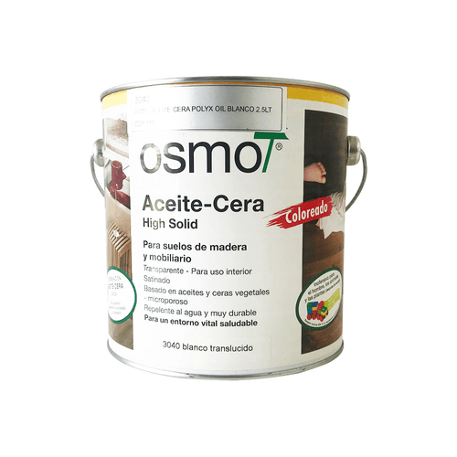 Aceite-Cera OSMO Polyx Oil Blanco 2.5 Litros