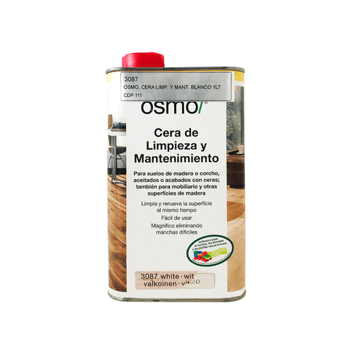 Cera OSMO Color Blanco Especial de Limpieza y Mantenimiento 1 Litro