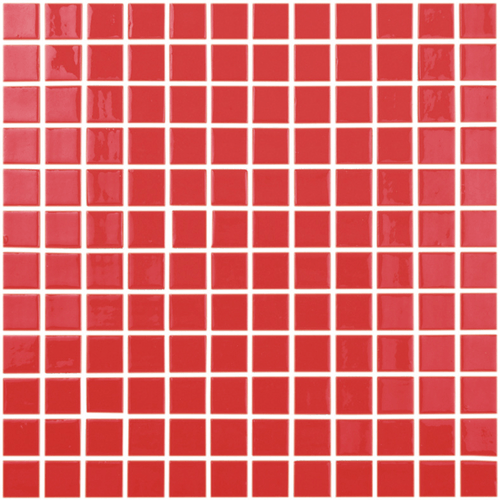 Mosaico Vidrepur Colors Lisos Rojo BR 31,5x31,5 cm