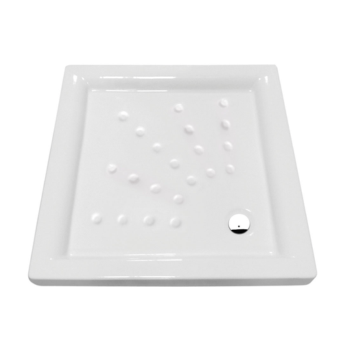 Receptáculo de Cerámica Blanca Gala Atlas de 800x800x80 mm