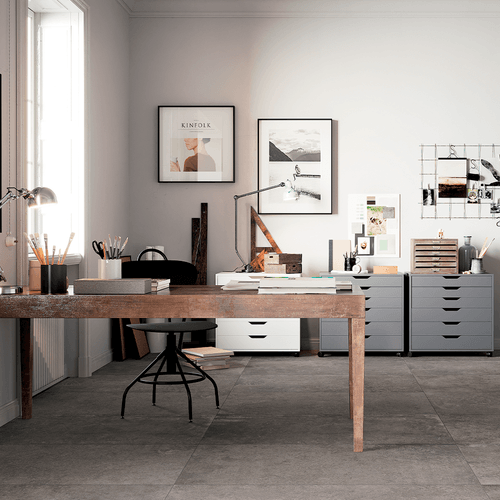 Porcelanato Reframe Graphite 120x120 cm