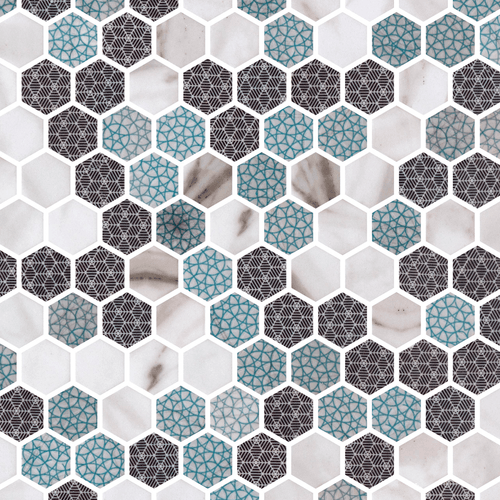 Mosaico Onix Hex Vintage Blends Gilda MT 29x30,1 cm