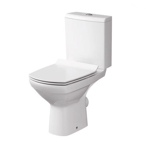 WC blanco con asiento soft close