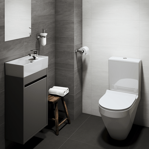 Mueble de Baño Gris Mate Cersanit Crea