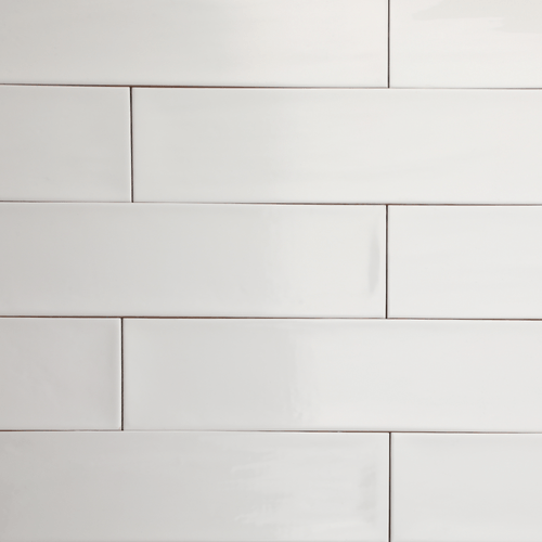 Cerámica Aria White BR 10x30 cm