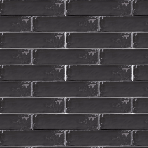 Porcelanato Brick TotalBrick Anthracite Lux 6x24 cm