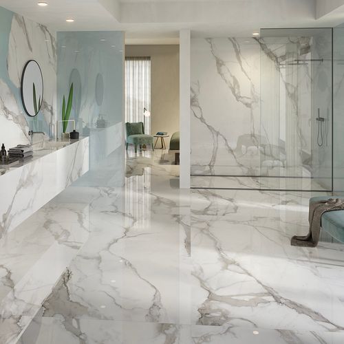 Porcelanato Unique Marble Ambra Paonazzeto Lappato R 120x278 cm