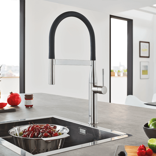 Grifo de Cocina Acero Inoxidable Grohe Essence New