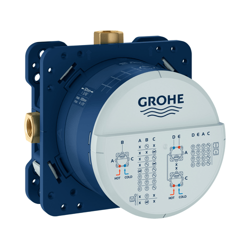 Mezclador de Receptáculo con Cuerpo Empotrado Grohe Eurodisc Cosmopolitan