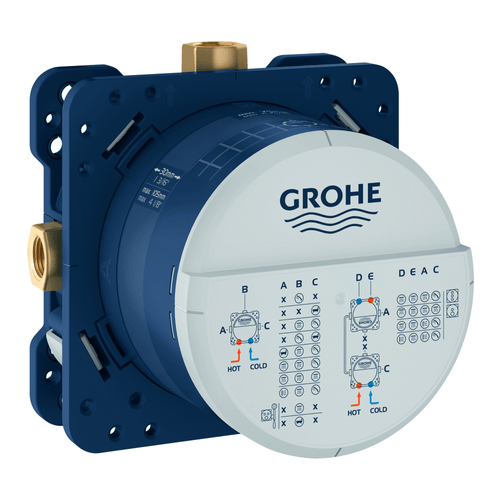 Mezclador de Ducha y Tina con Cuerpo Empotrado Grohe Eurocube