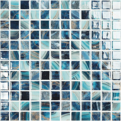 Mosaico Vidrepur Nature Royal BR 25x25 mm