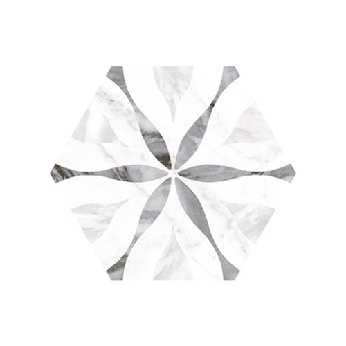 Porcelanato Hexagon Flower 17.5 x 20 cm