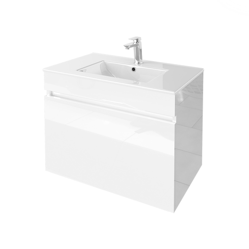 Mueble de Baño con Cubierta Neubad EL750 High Gloss White