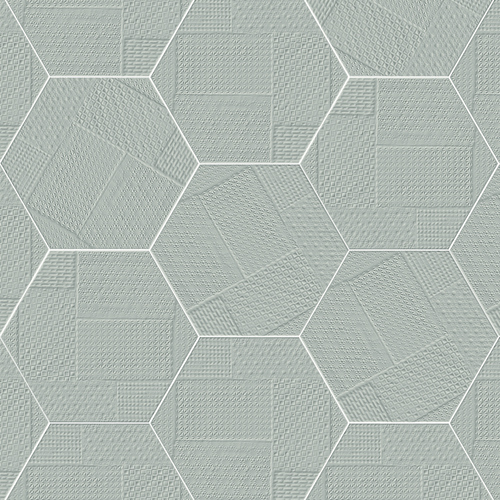 Porcelanato Sixty Esagona Salvia Timbro 21x18,2 cm