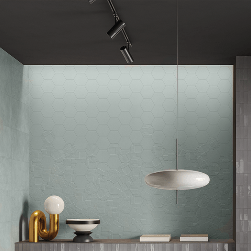 Porcelanato Sixty Esagona Salvia Timbro 21x18,2 cm