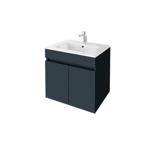 Mueble de baño Docce Mate Grey con cubierta de lavamanos 60cm Neubad