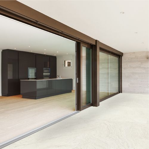Porcelanato Unique Travertine White Minimal Nat. de 60x120 cm RT
