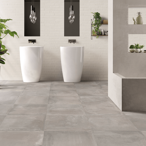 Porcelanato Kotto Brick Gesso Nat 12,5x25 cm