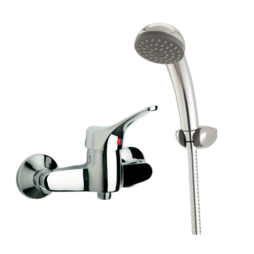 Cuerpo de Receptáculo y Set de Ducha Simple Paini