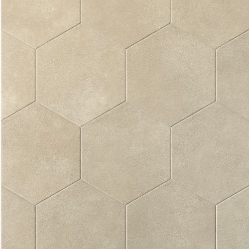 Porcelanato Terracreta Argilla Esagono Mate 25x21,6 cm