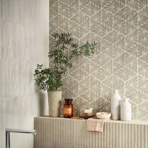 Porcelanato Terracreta Cesello Argilla Esagono Mate 25x21,6 cm