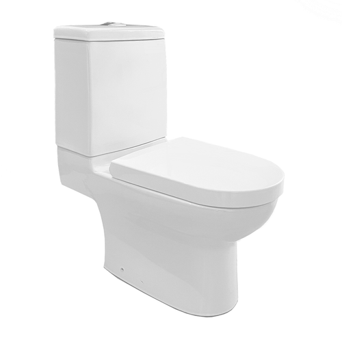 WC Just Two Piece Descarga Piso/Muro y Asiento Soft Close