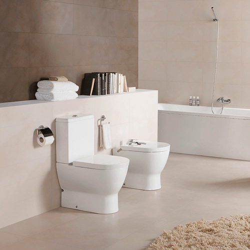 Bidet Blanco con Tapa Gala Emma Round