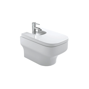 Bidet Suspendido Blanco con Tapa Gala Mid