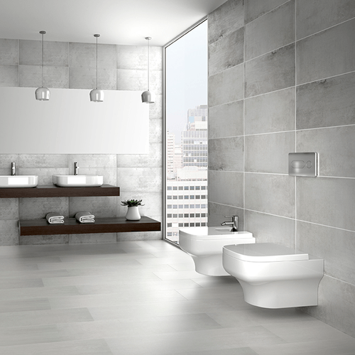 Bidet Suspendido Blanco con Tapa Gala Mid