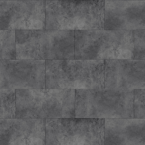 Piso Vinílico SPC Concrete Black 610x305x5mm+1mm