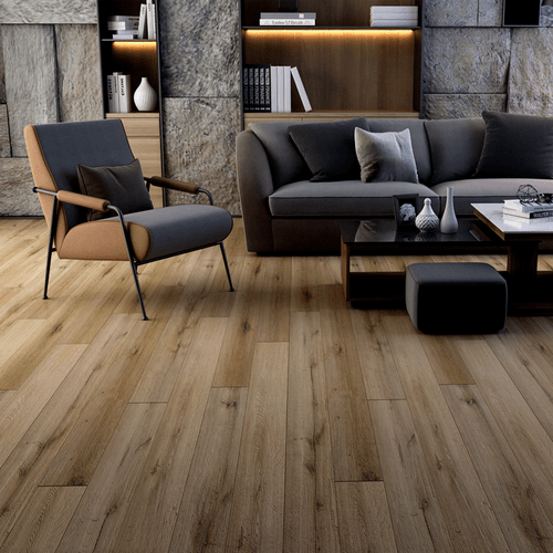 Piso Vinílico SPC Forest Noce 1220x180x5mm+1,5 mm