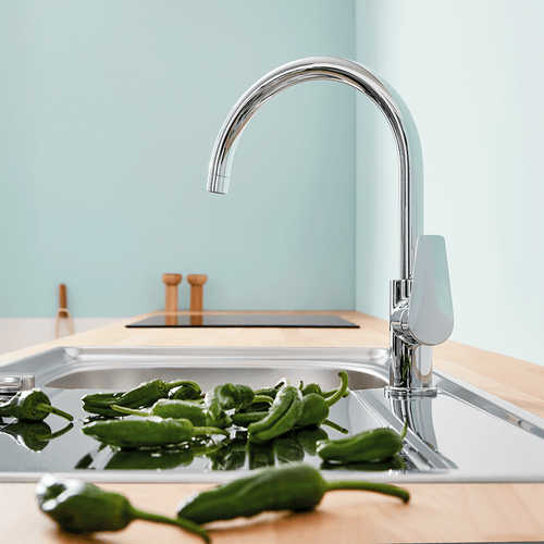 Grifo de Cocina Alto Grohe Bau Edge