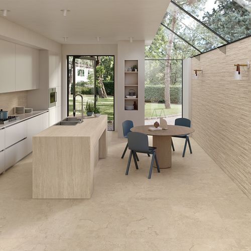 Porcelanato Portland Stone Cross Cut Sand Nat. de 60x120 cm RT