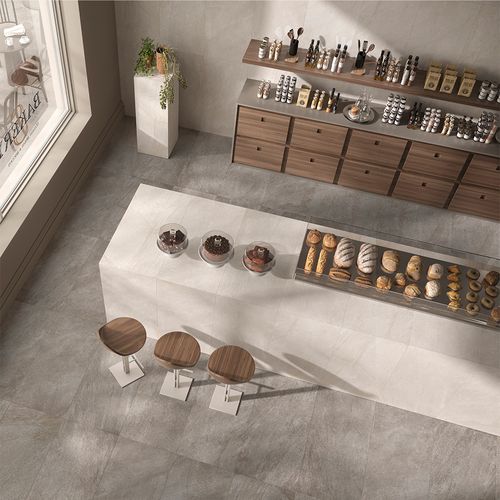 Porcelanato Geostone Grigio Nat. de 60x120 cm RT