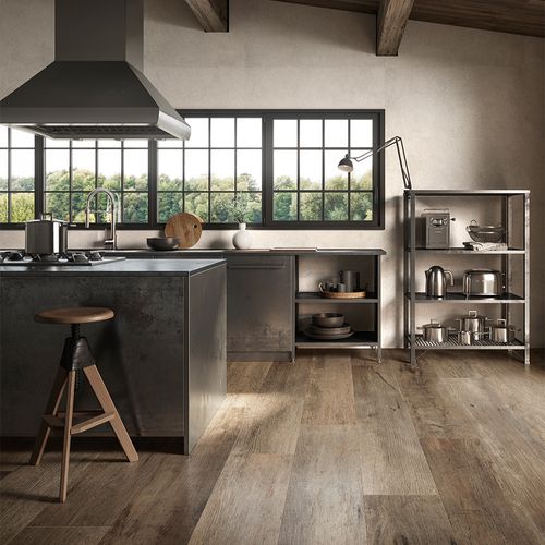 Porcelanato Yorkwood Brown Nat. de 30x180 cm RT