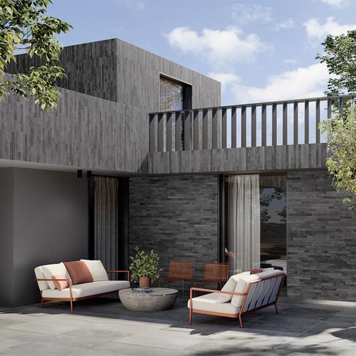 Porcelanato Nolita Charcoal MT de 4,8x45 cm