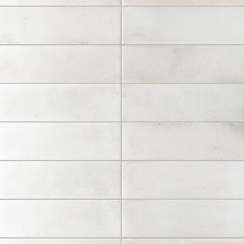 Porcelanato Raku White Mate de 6x18,6 cm