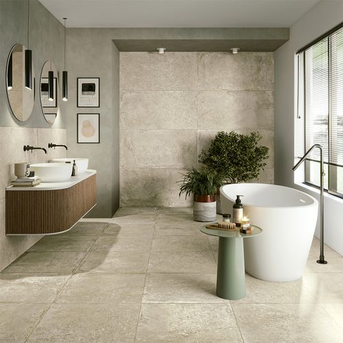 Porcelanato I-Stone Beige de 60x120 cm RT