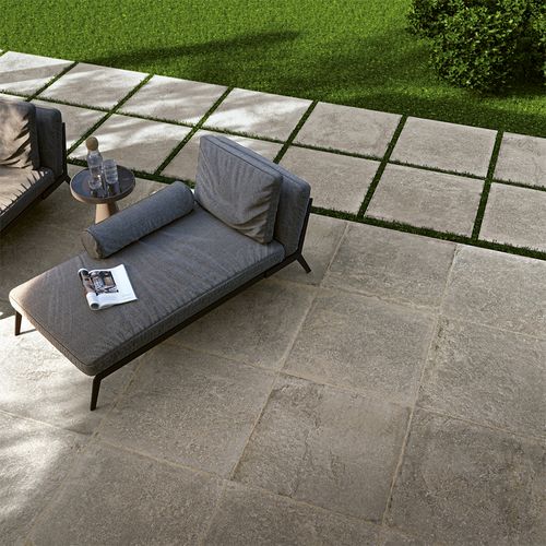 Porcelanato I-Stone Grey R11 de 40x80 cm RT