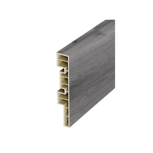 Guardapolvo Recto SPC Forest Gray 15x100x2400mm