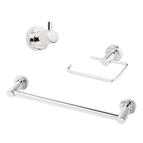 Kit Toallero Barra con Portarrollo y Percha  Neubad