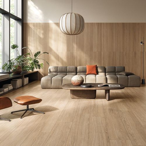 Porcelanato Eik Honey Matt de 25x150 cm RT.