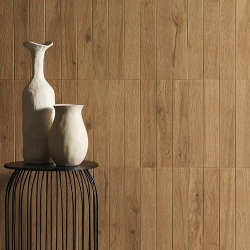 Porcelanato Playwood Pure Oak Natural de 5,3x30 cm