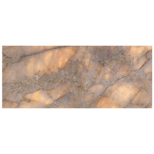 Porcelanato Tele di Marmo Lumia Golden Ambra Full Lappato de 120x278 cm RT