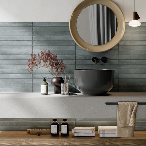 Porcelanato Arenosa Dark blue mate  4,8x45 cm.