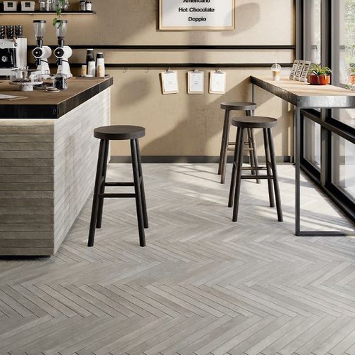 Porcelanato Arenosa Light Grey mate  4,8x45 cm.