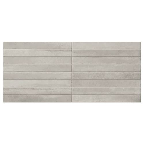 Porcelanato Arenosa Light Grey mate  4,8x45 cm.
