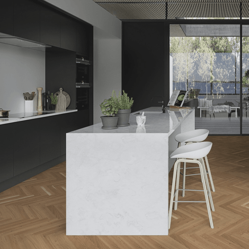 Piso de madera Oak Basic Live Matt de 470x70x10 mm