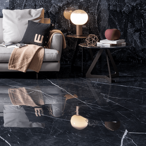 Porcelanato Tele di Marmo Revolution Calacatta Black 90x180 cm