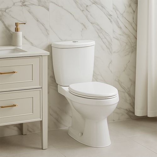 WC One Two Piece Descarga a Piso 30cm y Asiento Soft Close